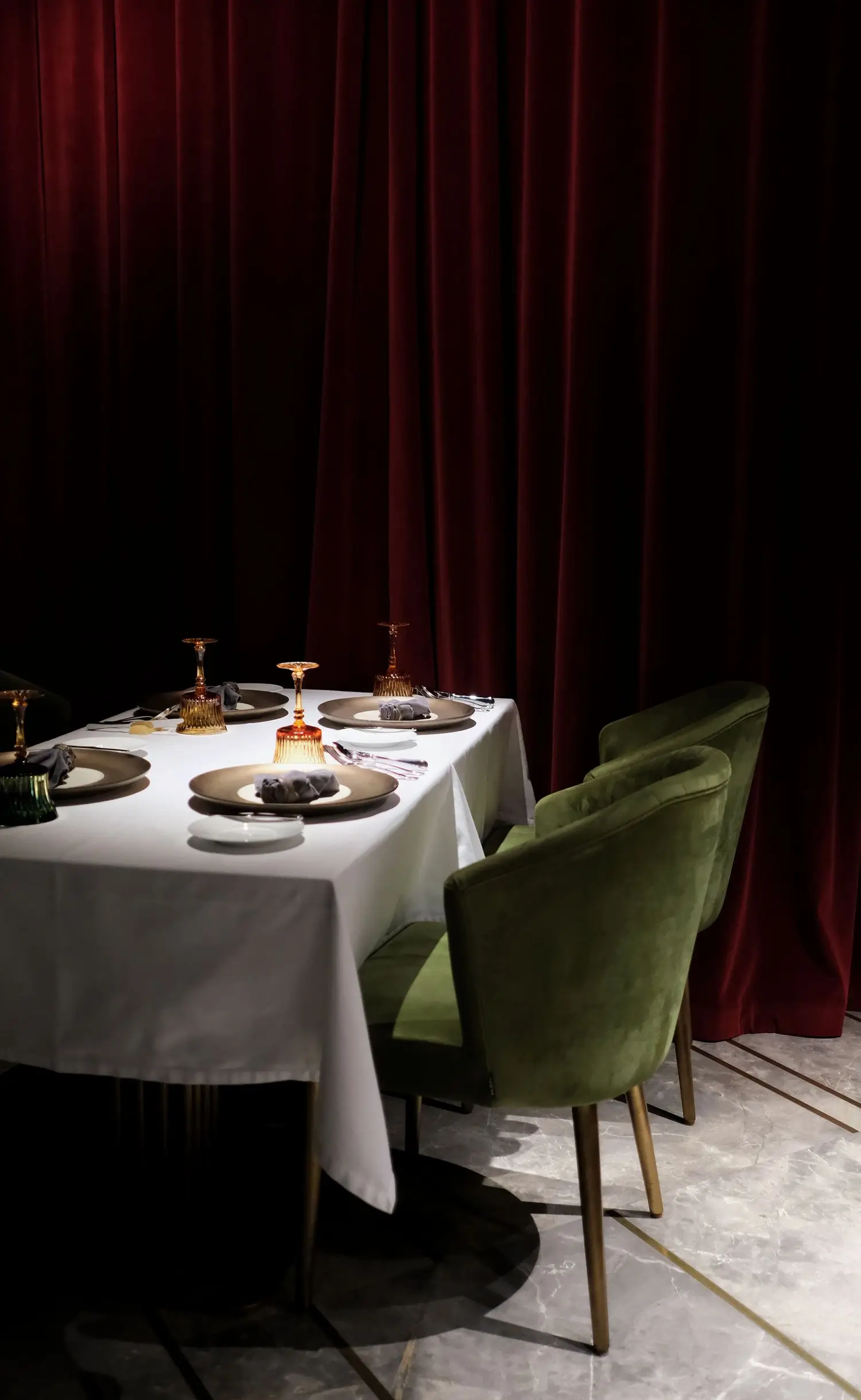 Luxuriöses Restaurant Ambiente
